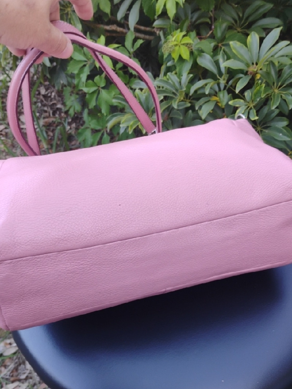 Coach Kelsey Pink Pebbled Leather Satchel Tote #F34494 - Picture 5 of 10